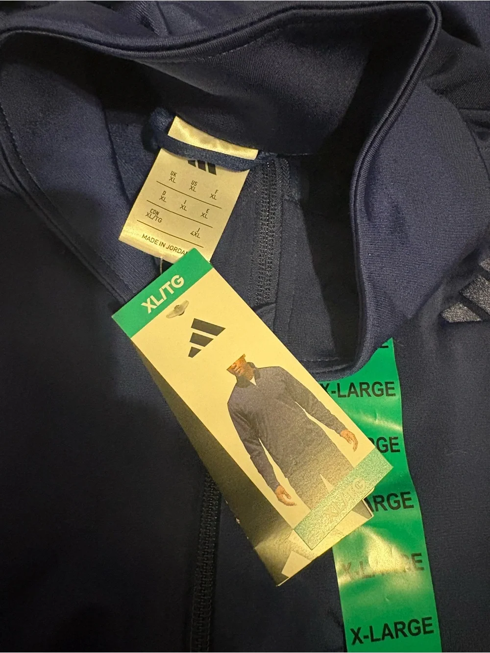 Adidas Navy Blue Athletic Set - pants and zip up - Picture 6 of 10